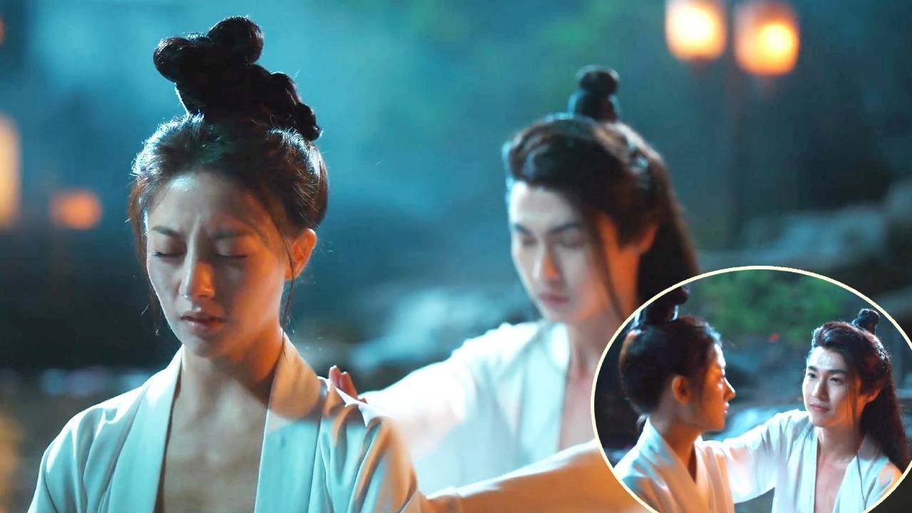 落魄千金受傷王爺心急如焚，竟在溫泉為她脫衣療傷！？ #甜寵 #lovestory