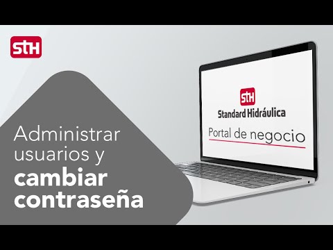 Portal STH - Administrar usuarios y cambiar contraseña