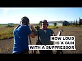 How loud is a gun with a suppressor