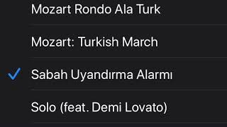 Sabah Uyandırma Alarmı İphone