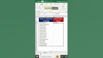 Excel Pro Trick: Convert Text to Proper Case in Excel | #Proper #shorts