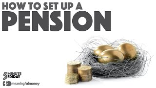 How To Set Up A Pension