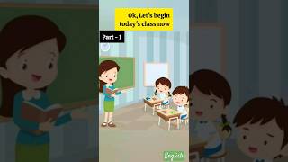 Classroom English for teachers | Part-1Daily use sentences 🔥 #shorts #english