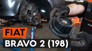 Como substituir cabeçotes do amortecedores dianteira no FIAT BRAVO 2 (198) [TUTORIAL AUTODOC]