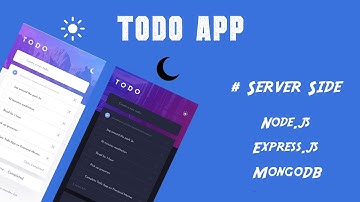Full Stack To Do List App Tutorial | MongoDB & Express.js & Node.js - بناء سيرفير لقائمه مهام