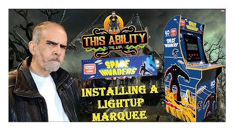 Negan installed a This Ability light-up marquee in an Arcade1UP