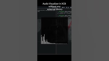 Trying to create Audio Visualizer in XCB using FFT. #shorts #ai #programming