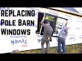 Replacing Windows In Pole Barn // Dream Shop Build 5 // How To DIY