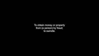 Defrauds Video Dictionary Meaning And Pronunciation