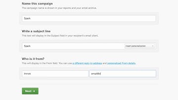 Create an email campaign with Campaign Monitor
