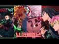 All Openings 1 - 4 of Demon slayer I Web of Anime