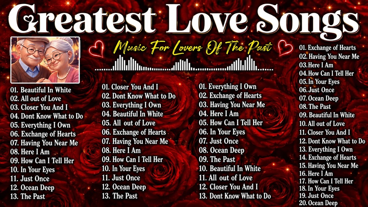 TOP 100 ENDLESS LOVE SONGS MEDLEY 2026 💕Lyrics Romantic Love Songs Playlist 80s 90s💖Love Tunes Vibes