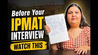 Don’t Prepare for IPMAT Interviews Like Everyone Else