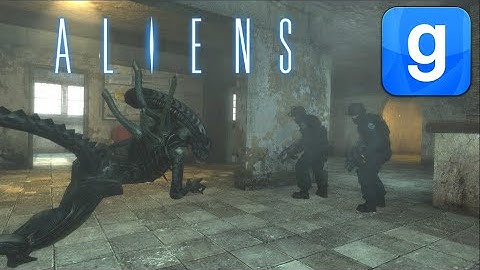 GIGN Soldiers VS Aliens Xenomorphs NPC Battle Garry