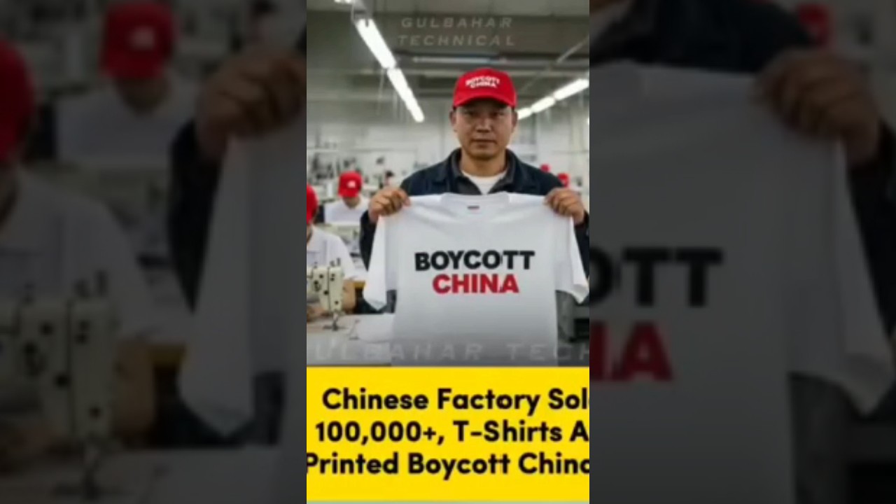Chinese Factory Sold Over 100,000 “Boycott China” T-Shirts to USA! 😱🇨🇳🇺🇸