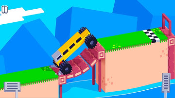 Fancade Drive Mad Monster Truck Double Decker Bus All New Levels Gameplay Android,iOS FMG29