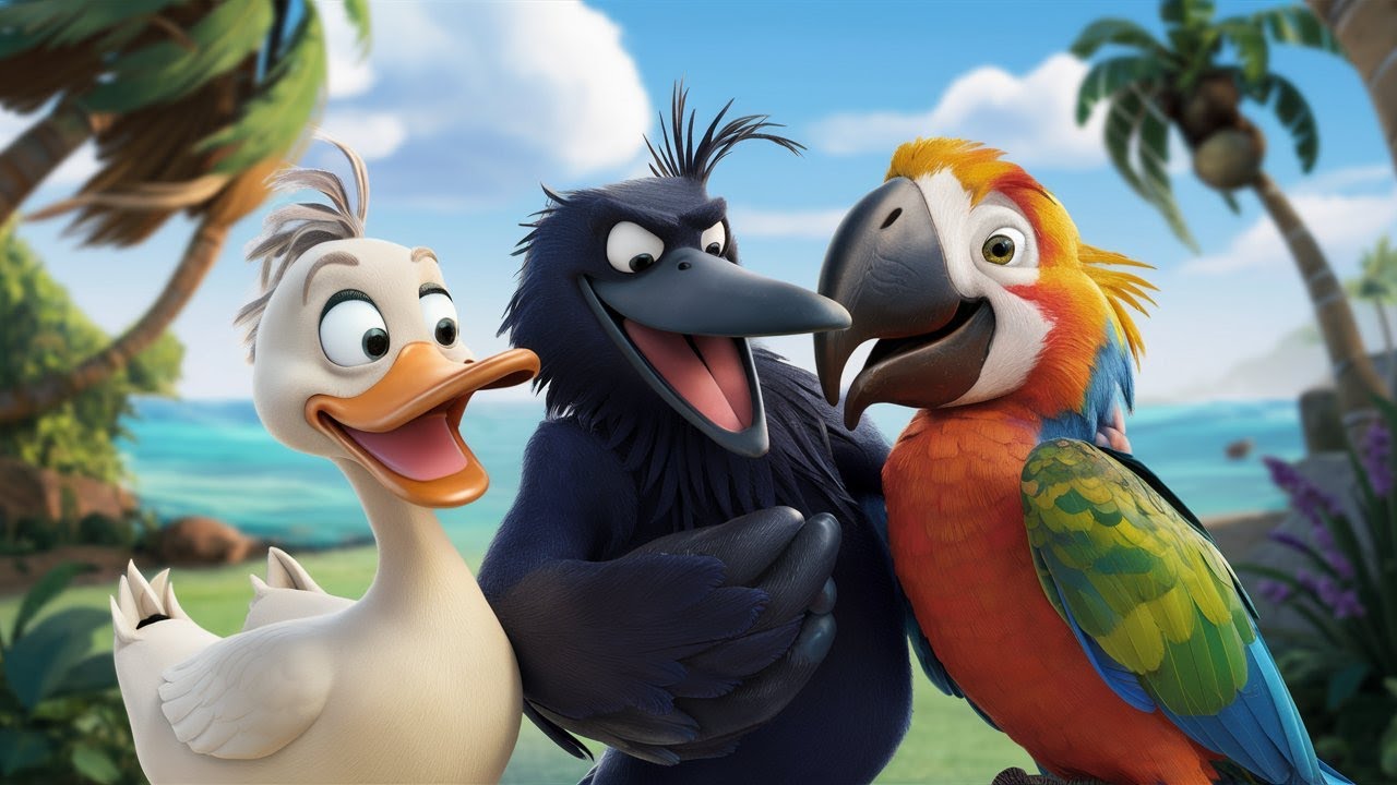Parrot And Duck || Tota aur batakh || tota aur batakh ki kahani hindi ...