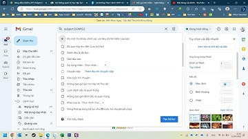 #DOM102 Tạo Nhãn, Tạo Bộ Lọc Email