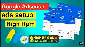 Increase Adsense Earning | Boost Adsense Page RPM CPC/ Video Ads setup