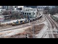 More CP and KCS Units on Stacks, Two CSX Freights Meet and a Horseless NS SD40-2 thumbnail