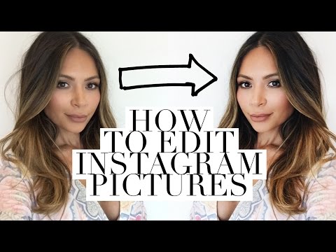 How I Edit Instagram Pictures | iPhone