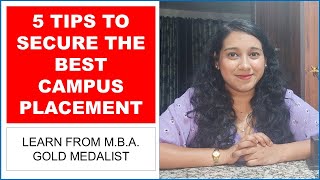 5 Tips To Get The Best Campus Placement Job in MBA | Campus Placement Tips | SforShivani