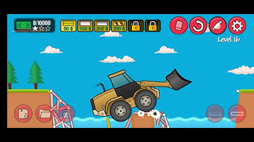 bridge building simulator level 16 it is impossible Level #bridgebuilding #level16