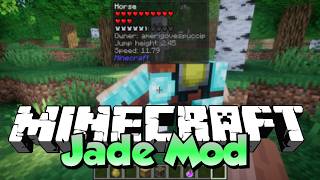 Minecraft | JADE MOD (HUD Mod) | Mod Showcase (1.21.11/1.12.2)