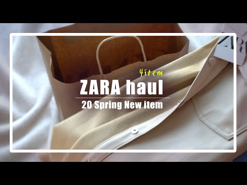 자라하울)봄 신상 패션하울/니트 티,롱 셔츠,청바지,티 쇼핑 리뷰/ ZARA S/S Fashion Haul 