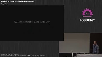 FOSDEM 2016 - Janson - Cockpit A Linux Session In Your Browser.mp4