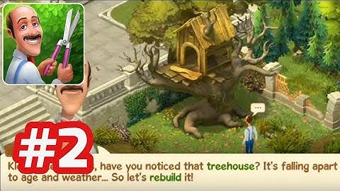 GARDENSCAPES NEW ACRES - Gameplay Walkthrough - Part 2  Day 1 (iOS/Android)