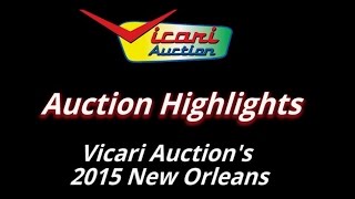 New Orleans 2015 Vicari Car Auction Highlights Video