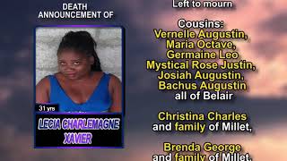 Lecia Charlemagne Xavier LONG