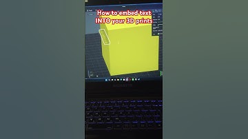 How to embed text into your 3d prints using Bambu Studio #3dprinting #3dprinted #howto #tutorial