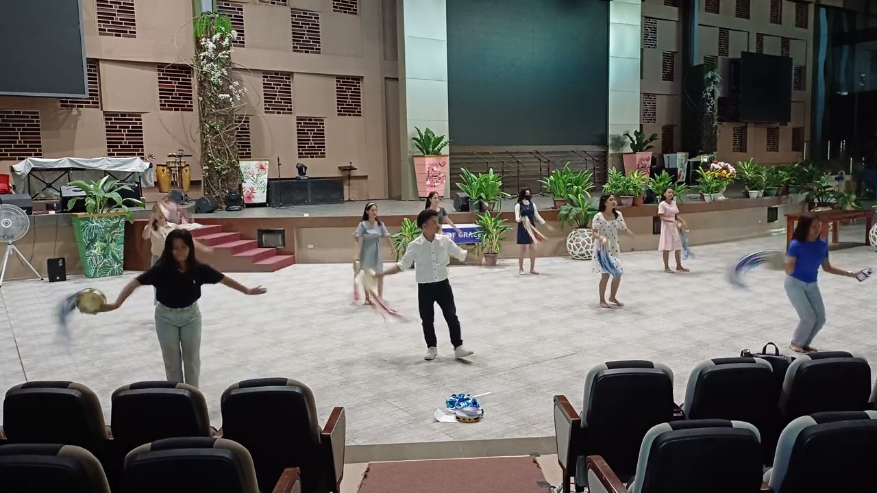 God is here Hillsong & This is the day Planetshakers (DANCE PRACTICE) @TheiaDoxaTambourine