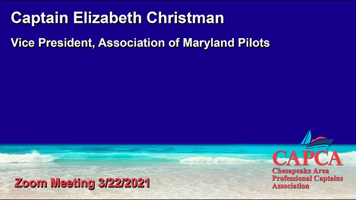 March 2021 - Capt. Christman, Maryland Pilot