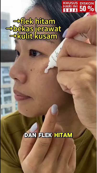Diskon 50%! Krim pemutih wajah bantu kamu tampil segar & bersinar!