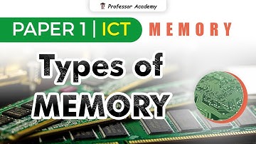 UGC NET | Paper 1- ICT | Types of Memory