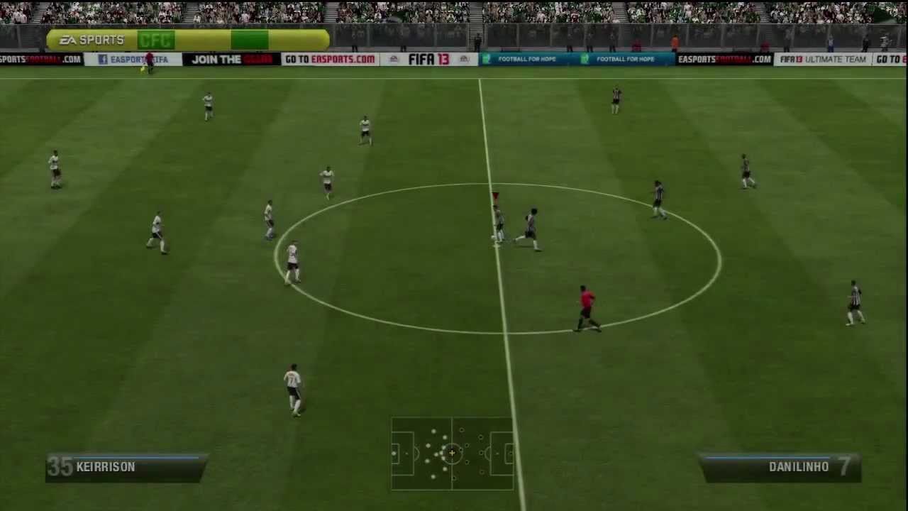 Fifa 13 | Career Mode - Atlético Mineiro - FIRST LEAGUE GAME #4