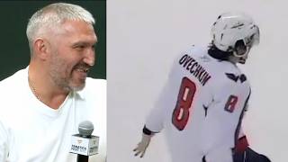 Alex Ovechkin - 22 Stitches, 4 Goals (With Video)
Heard on a recent and rare Ovi podcast appearance.
Original video: https://www.youtube.com/watch?v=59efzXLC1eQ&t=2748s3
Full highlights from Ovechkins 4-Goal Game: https://youtu.be/8zTmNOuCbT4?si=C_a74YQ2tD6W3df8 Alex Ovechkin - 22 Stitches, 4 Goals (With Video)