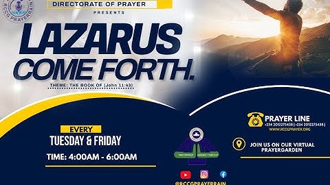 LAZARUS COME FORTH || PRAYERRAIN LIVE || 25TH NOVEMBER, 2025