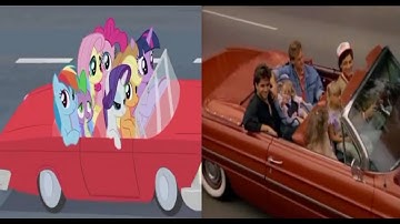 MLP Foal House & Full House intro comparison (Side-By-Side)