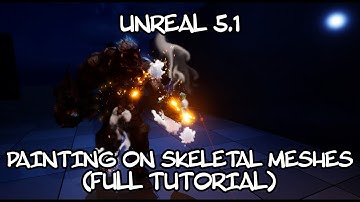 Unreal 5.1 - How to paint damage textures and other effects on skeletal meshes