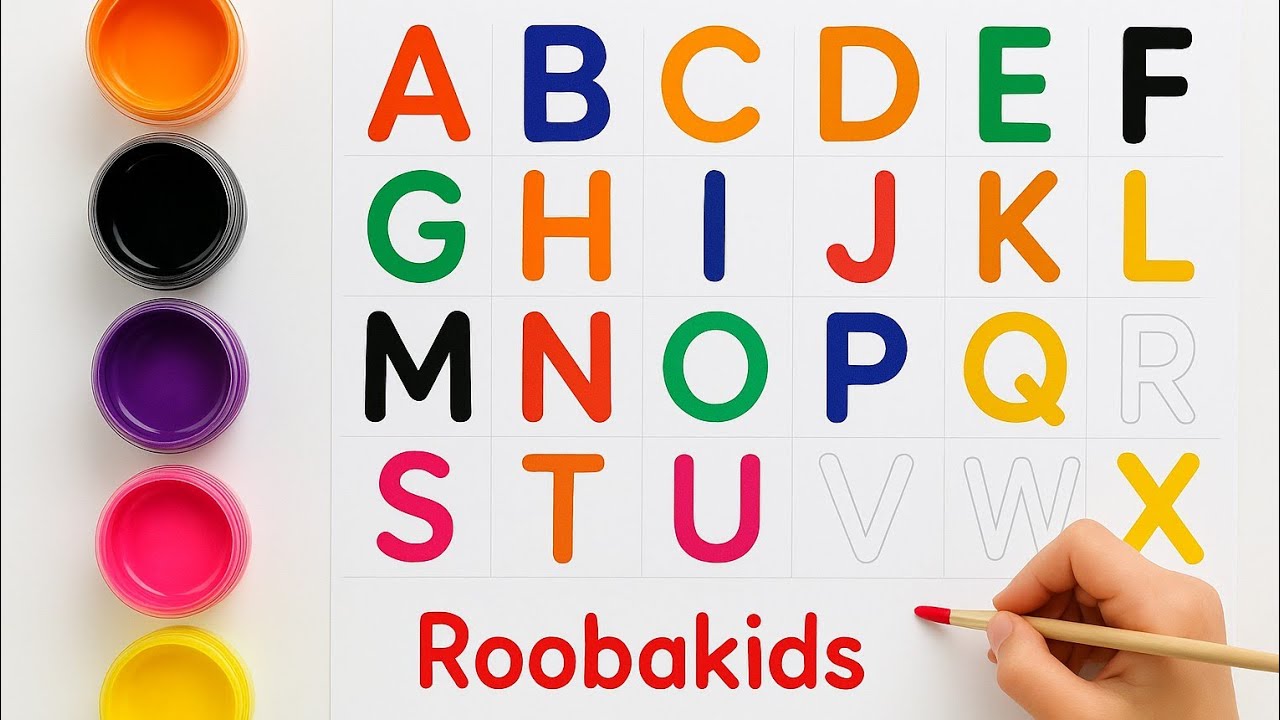 Alphabet A to Z | Learn Uppercase Letters | ABCD Learning Video for Kids | Alphabet Writing Practice