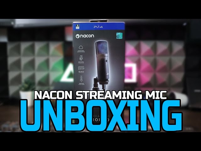 Microphone de Streaming NACON Officiel Sony pour PS4 - Nacon