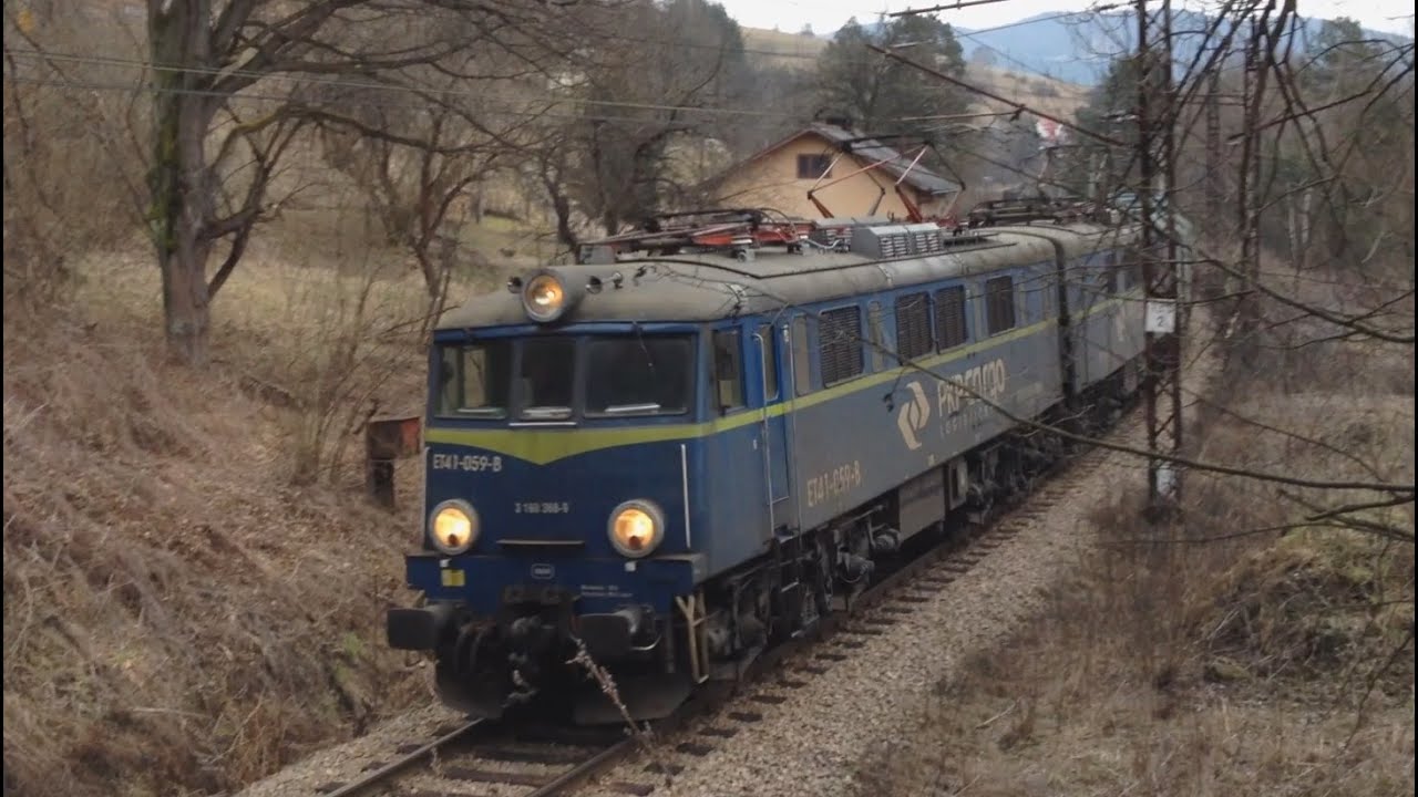 ET41-059 - PKP Cargo - Piękne RP1 + Doppler - Tunel Andrzejówka-Żegiestów
