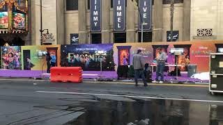 Encanto World Premiere Set Up At El Capitan,No Walls