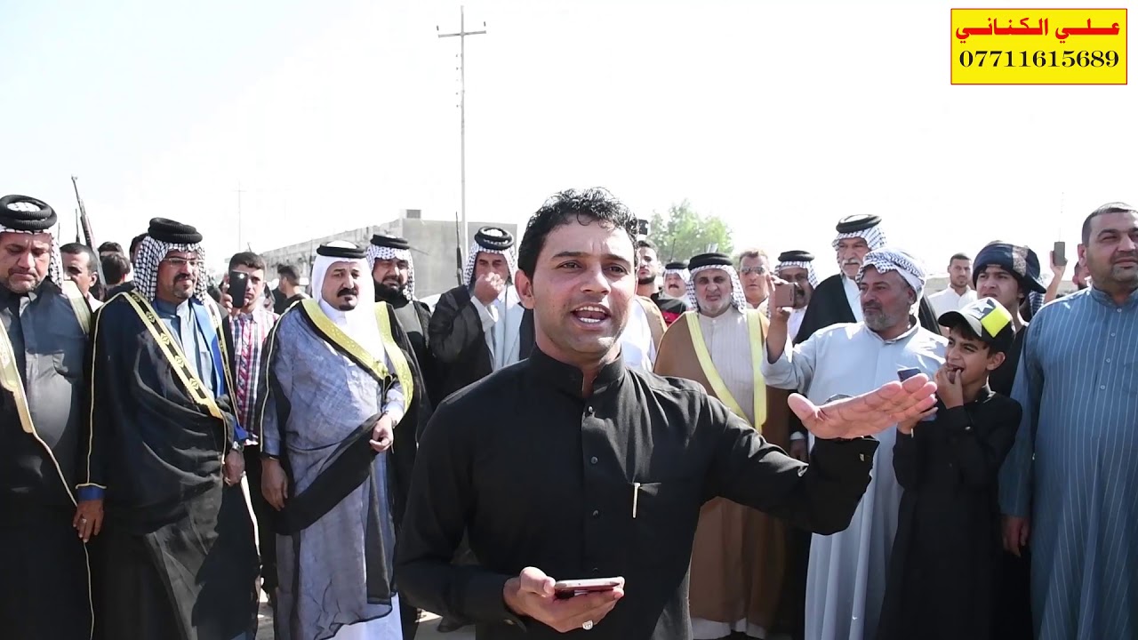 عراضه الشيخ حسين الفيصل اللامي الى ابناء عمومته بيت غضبان المهوال عقيل الدراجي .