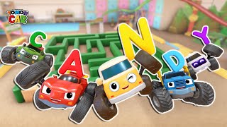 Find the alphabet hidden in the maze! Compilation 30min #5 Kids Songs for Kids Tomoncar World 토몬카