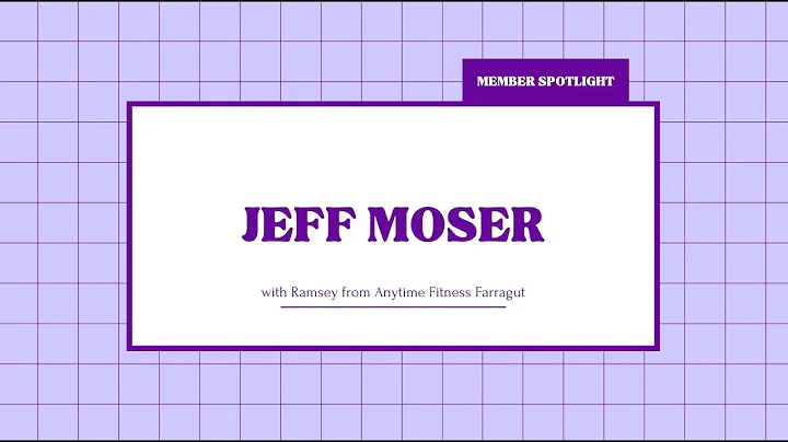Member Interview - Jeff Moser